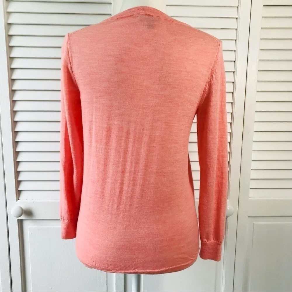 3/$25 J. CREW Pink Scoop Neck Sweater Size Medium